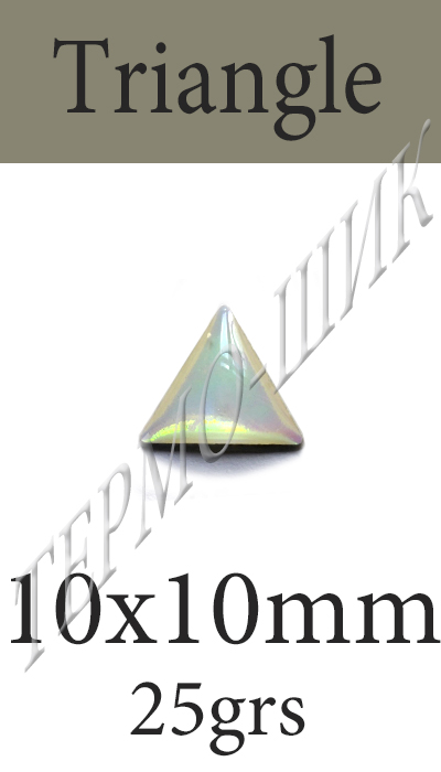  Color Stone Triangle 10x10mm